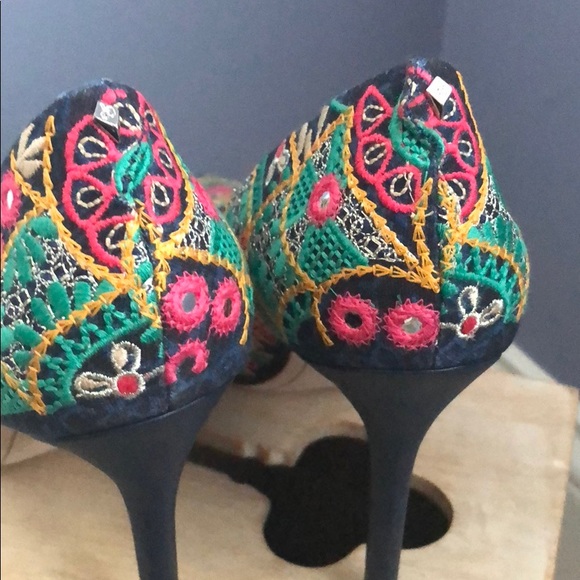 💜🧡💛💚Sam Edelman Colorful Heels NWT - Picture 5 of 5